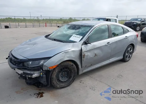 2019 Honda Civic Lx z USA, uszkodzony, nr VIN 19XFC2F61KE018008